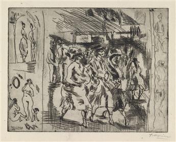 JULES PASCIN Three etchings of New York.